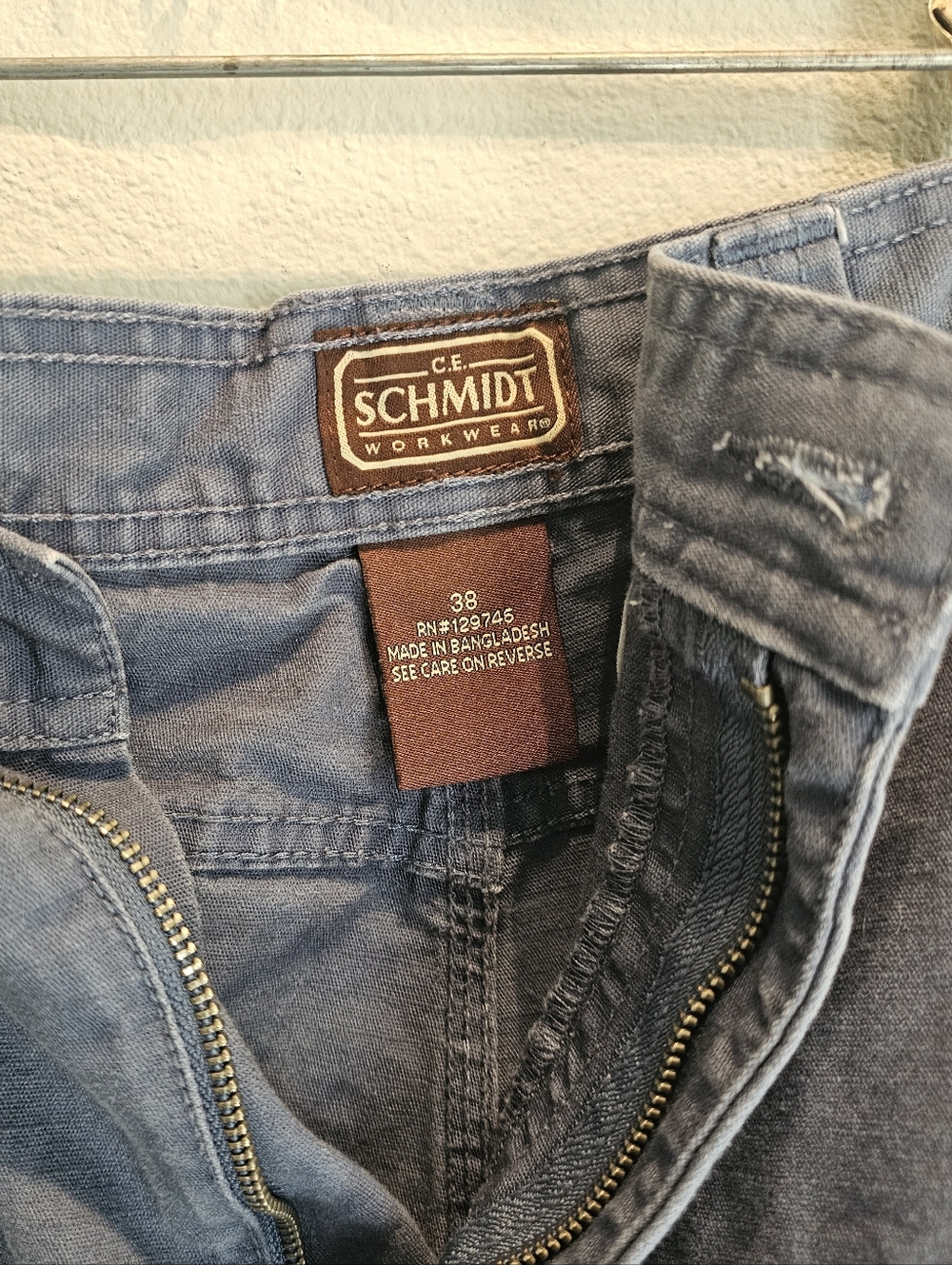 Men's Schmidt Utility Cargo Shorts - Blue, Size 38 - Picture 3 of 5